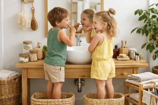 How to Build a Low Waste Bathroom for Kids