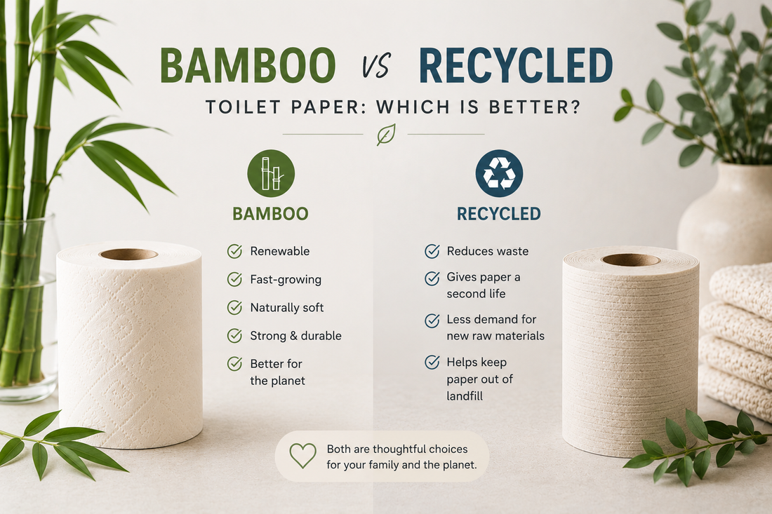 Bamboo vs Recycled Toilet Paper: Which Is Better?
